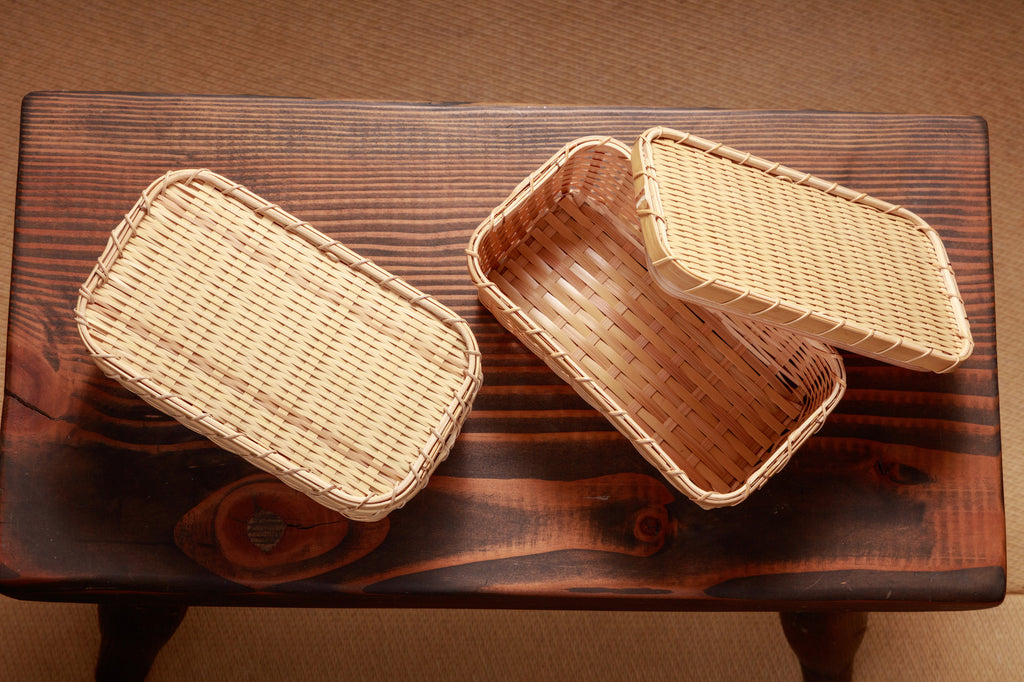 Hard Bamboo Bento Box (hand-woven) – enware Japan